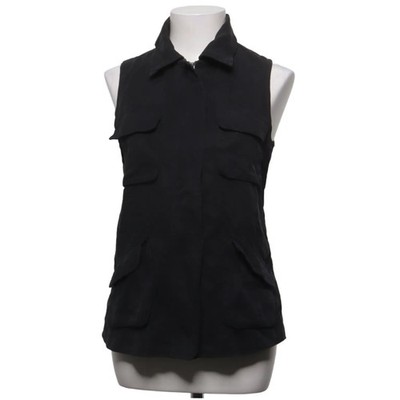 Fresh Soul, Outdoor Weste, Damen, Größe: 32, Schwarz, Tencel, Einfarbig #QQd