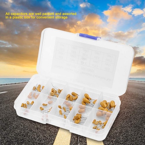 Tantalum Capacitor Assortment Kit - Assorted Capacitors with Box for DIY Use - Picture 6 of 7