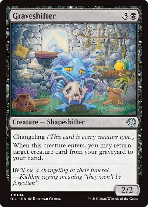 GRAVESHIFTER x4 mtg NM-M Lorwyn Eclipsed 4 Unc