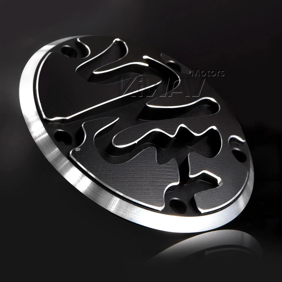 Cubierta de temporizador CNC 5 orificios corte contraste símbolo chino EVIL se adapta a HD 99-13 DOBLE CÁMARA ε Foto 4 de 4