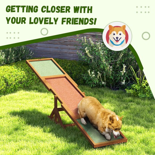 Wooden Dog Agility Seesaw for Training and Exercise, Orange - Picture 7 of 11