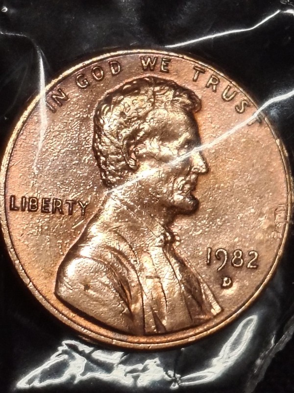 1982 Small Date Denver Penny 2.5 Grams High Grade