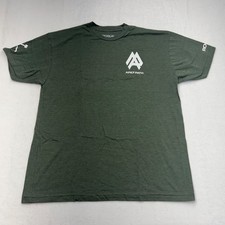 Rogue Fitness Mens XL T Shirt Green Apex Path Best Squad Competition USA Made