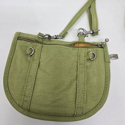 BAGGALINI Teenee RFID Phone Crossbody Bag Green Nylon Lightweight Travel Purse - Picture 3 of 11