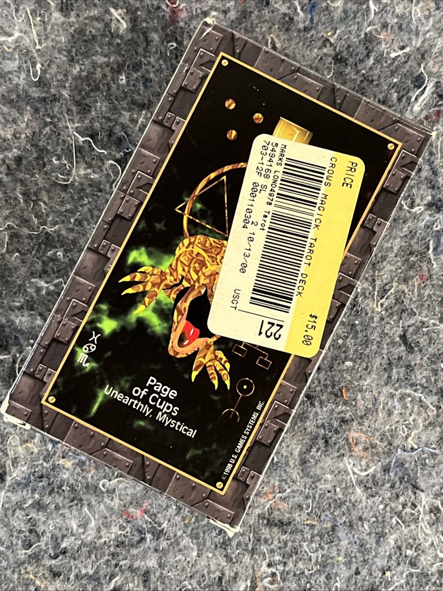 Crow's Magick Tarot Vintage Card Deck by Londa Marks Holly