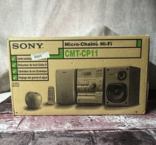Sony CMT-CP11 Micro Component HiFi Stereo CD Cassette Tape Player Ex1 Remote