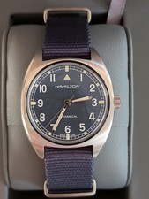 Hamilton Khaki Aviation Pilot Pioneer, 36mm, blau, Full-Set