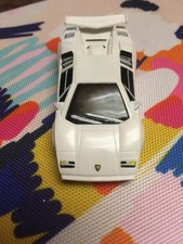 CUSTOM TYCO White Lamborghini Countach - HO Slot Car Body