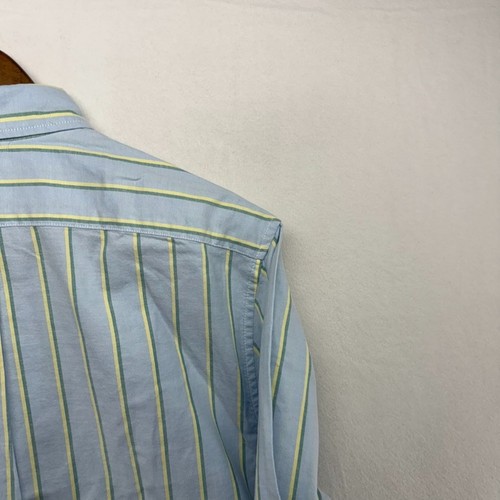 J Crew Shirt men's Large Blue Broken IN Oxford OCBD New York Preppy Thick NEW - Picture 10 of 11