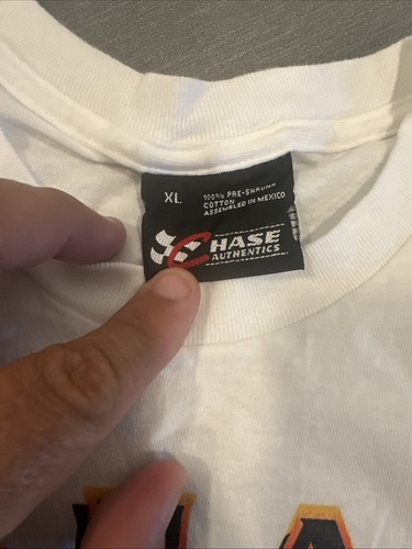 NEW Vtg Michael Waltrip#55 NASCAR Double Sided Racing T-Shirt Chase Authentic XL - Picture 2 of 4