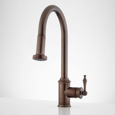 Signature Hardware SH434083 Southgate Pull-Down Kitchen Faucet, Brass, Oil