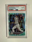 SHOHEI OHTANI 2025 BOWMAN CHROME #17 AQUA RAYWAVE REFRACTOR /199 DODGERS PSA 10