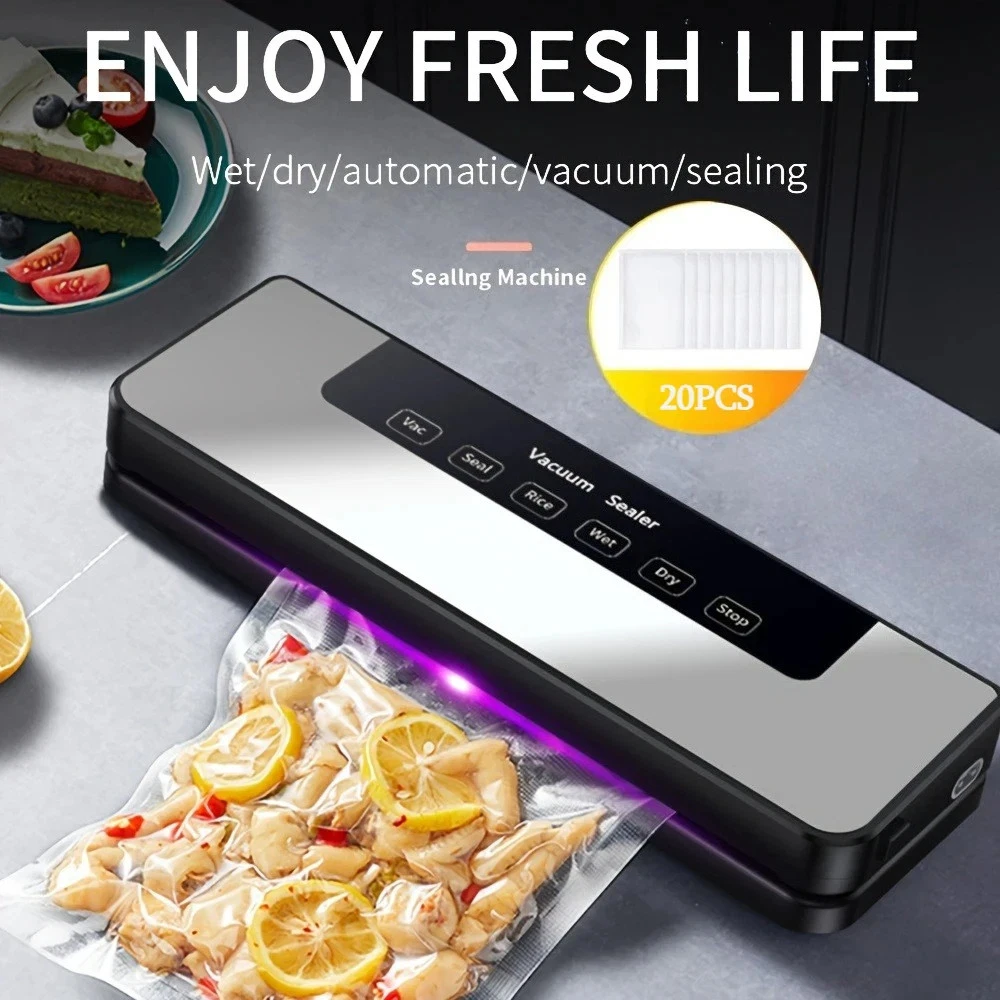 Vacuum Sealer Machine Electric Food Vacuum Sealer Portable w/ Bags Dry Wet
Opens in a new window or