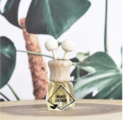 Mango Coconut Car Air Vent Diffuser-Tropical Fruit Scent, Air Freshener 