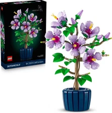 LEGO Botanicals Hibiscus 10372 Tropical Flower Build Set Home Decor Gift