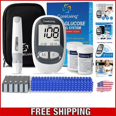 Comprehensive MM1100 Blood Sugar  Kit - 100 Strips, Lancets & Carrying Bag