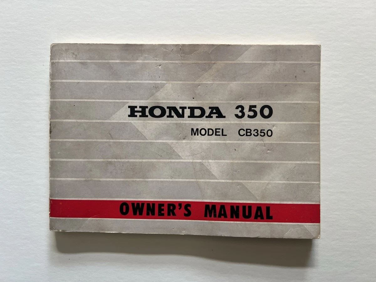 CB350 Motorcycle Repair Manuals & Literature for sale | eBay