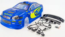 Subaru WRC WRX RC car body shell Blue 1/10 Cars - Fast Delivery from UK