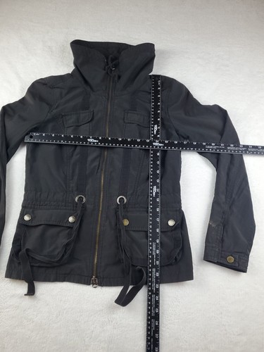 Y2K Armani Exchange Black Women’s Bono Jacket Size Medium - Picture 9 of 24