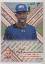 2018 Panini Elite Extra Edition Aspirations Orange /100 Leonel Sanchez #174 1u6