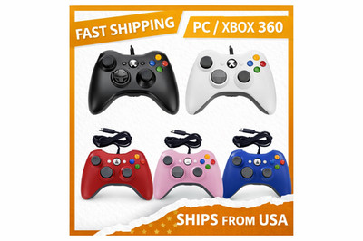 Wired Controller USB For PC Compatible With Xbox 360 / Windows 7 8 10 11 Gamepad