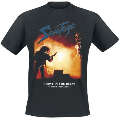 Savatage T-Shirt Herren Ghost in the ruins schwarz Band-Merch, Bands