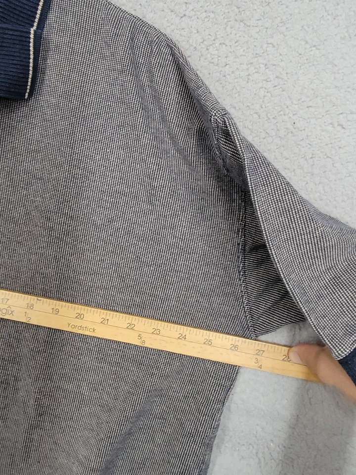 Camisa polo Sun River XL para hombre manga corta gris cuello Foto 4 de 4