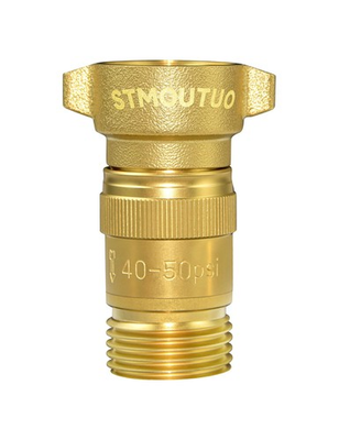 #ad Brass RV Water Pressure Regulator with Filter Screen 40 50 PSI Marine Water... $16.47