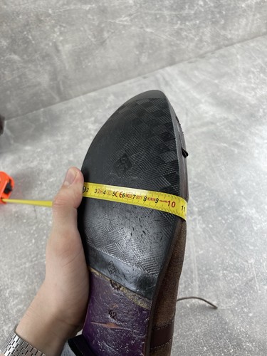 Scarpe derby Etro rare applicazioni foglia lusso pelle scamosciata marrone Made in Italy 42 - Foto 11 di 12