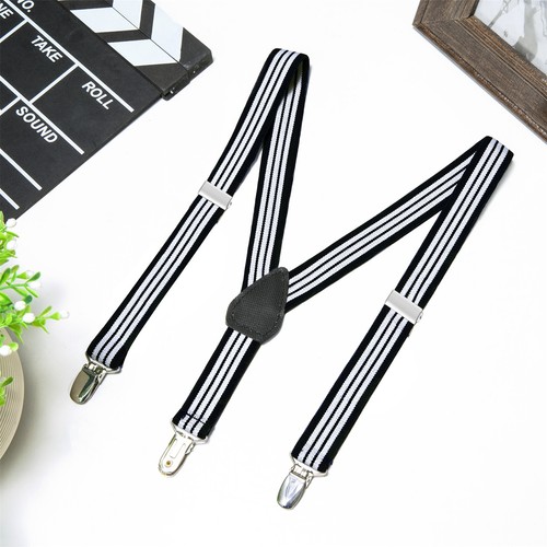 Buyless Fashion Adjustable 2 Pack Suspenders for Kids Elastic 1" - Y Back Design - Picture 33 of 210