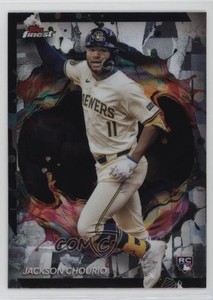 2024 Topps Finest Rare Jackson Chourio #275 Rookie RC