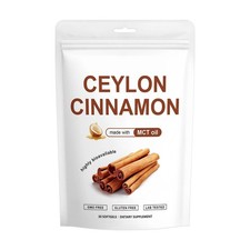30 Kapseln Ceylon-Zimt mit MCT-Öl   extra st...