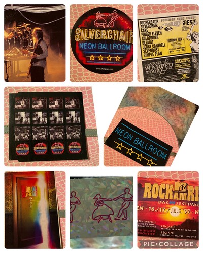 Silverchair LAS Fan Club Sticker Rock AM Diorama Neon Promo 90er etc Vintage