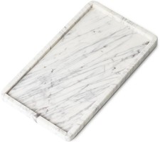 Marble Tray for Bathroom Countertop, Kitchen Counter, or Catchall 13" x 7 " La