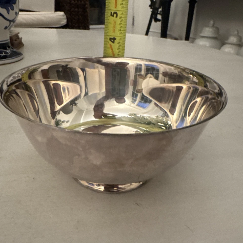 VINTAGE Clásico REED & BARTON Plateado 1120 6 1/2" Cuenco Foto 4 de 4