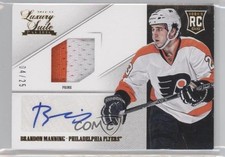 2012 Panini Rookie Anthology Luxury Suite Gold Auto 4/25 Brandon Manning #90 0j5