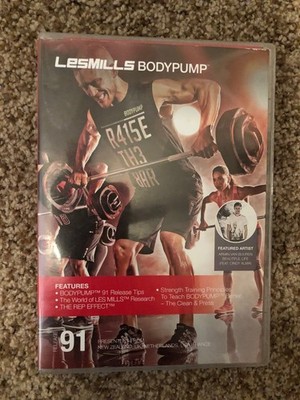 Les Mills BODYPUMP 91 CD, video, Notes body pump. Partial Kit