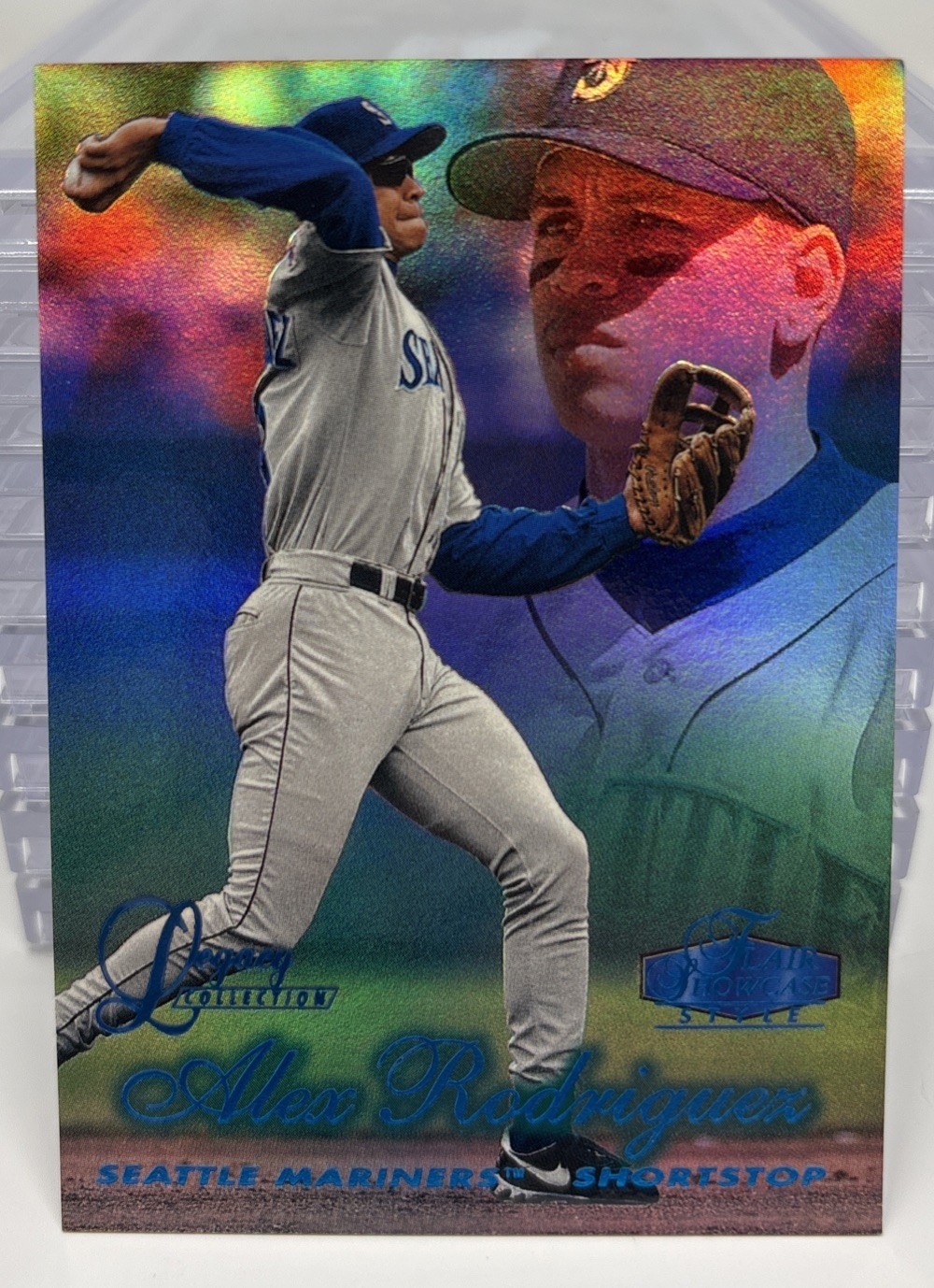 1998 Flair Showcase #7 Legacy Collection Row 2 Alex Rodriguez  /100
