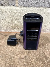 MagicBox 214062 Digital Audio Broadcasting FM Radio Black Purple with Adapter