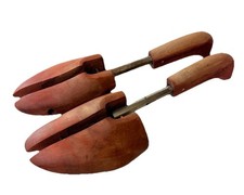 Vintage Rochester Shoe Tree Co Wooden Shoe Tree Stretcher Set of 2