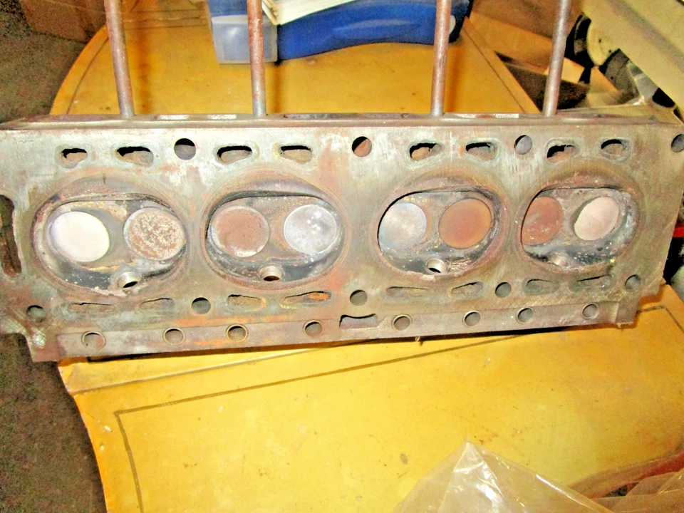 Culata MG TC TD XPAG con válvulas limpiadas sin grietas 1949-1953 #22952 Foto 3 de 4