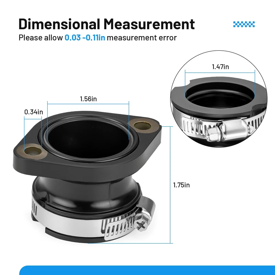 Bota colectora de 2 entradas para Polaris Classic 1988-1989/Classic Touring 1996-2000 Foto 4 de 4