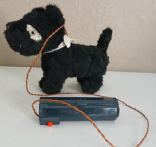 Alps Fido Battery Operated Walks Wags Tail. Yips. Right Eye Lights Up. D Battat.