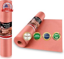Pink Butcher Paper Roll for Smoking Meat - 18 inch x 50 Feet - Food Grade BBQ Pa