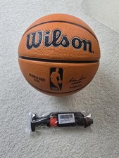 WILSON NBA Authentic Series Outdoor Basketballs Size 5 - 27.5" and free pump