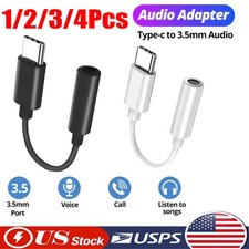USB-C Type C to 3.5mm AUX Headphone Jack Adapter For iPhone 15/Android Phone