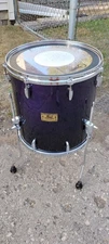 Pearl Masters Studio Birch 16"Floor Tom Black Shadow Purple