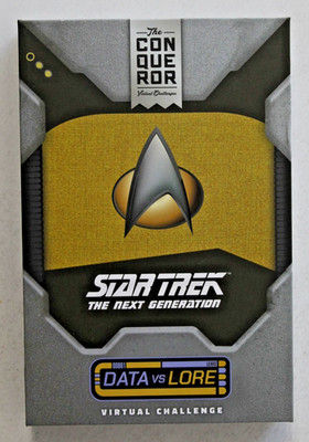 STAR TREK THE CONQUEROR  CHALLENGE MEDAL  THE NEXT GENERATION  DATA VS LORE