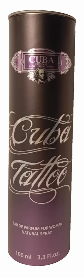 Cuba Tattoo Eau de Toilette EDT Vaporisateur 100 ml pour Femme - Neuf - Original - Photo 1/3
