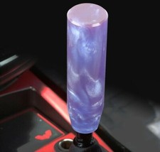 Universal Jdm Purple Pearl Long Stick Manual Gear Shift Knob Lever Shifter 15cm